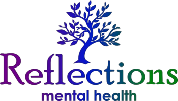 Reflections Mental Health Color Logo Transparent PNG